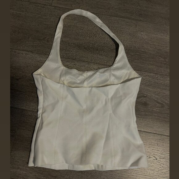 ZARA White Halter Top Size XS (Tags Attached) - Picture 2 of 2